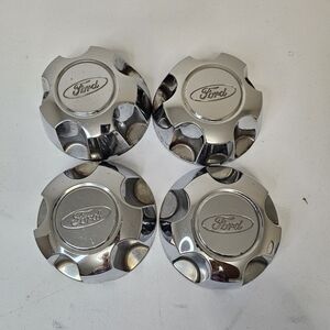Ford Chrome Wheel Center Caps
